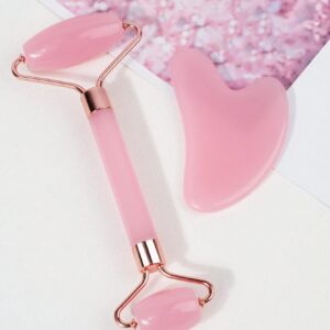 ست ماساژ رزینی دو سر و Gua Sha از برند Basic Living