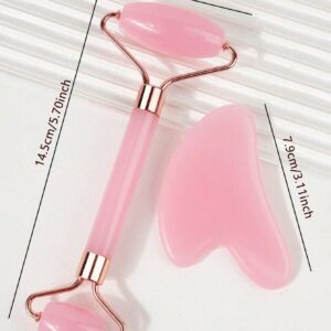 ست ماساژ رزینی دو سر و Gua Sha از برند Basic Living