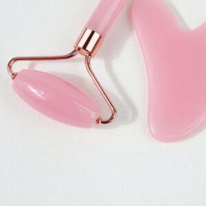 ست ماساژ رزینی دو سر و Gua Sha از برند Basic Living