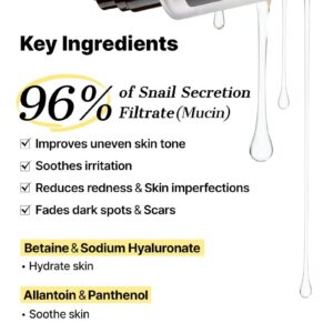 سرم پیشرفته اسنس حلزون کوزارکس مدل Snail 96 Mucin Power Essence