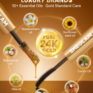 ریمل شیگلم مدل GOLD 24K ضد آب و تغذیه کننده