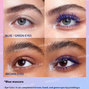 ریمل دو سر ضد آب شیگلم رنگ آبی Blue