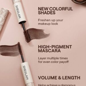 ریمل حجم دهنده و بلند کننده شیگلم مدل دوسر All-In-One رنگ قهوه ای Macchiato