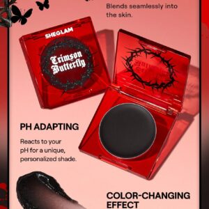 رژگونه شیگلم با قابلیت تغییر رنگ مدل Crimson Butterfly