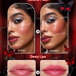 رژگونه شیگلم با قابلیت تغییر رنگ مدل Crimson Butterfly