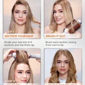 برس سشوار شیگلم مدل (Blowout Bliss) 4in1 Hot Brush