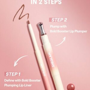 لیپ پلامپر حجم دهنده لب شیگلم مدل Bold Booster رنگ Blush Drizzle