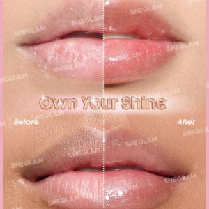 لیپ پلامپر حجم دهنده لب شیگلم مدل شاین Booster shine plumping رنگ Own Your Shine