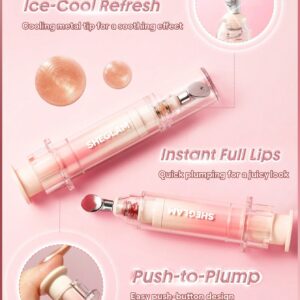 لیپ پلامپر حجم دهنده لب شیگلم مدل شاین Booster shine plumping رنگ Own Your Shine