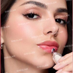 لیپ پلامپر حجم دهنده لب شیگلم مدل شاین Booster shine plumping رنگ pink flamingo