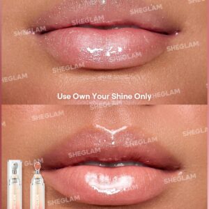 لیپ پلامپر حجم دهنده لب شیگلم مدل شاین Booster shine plumping رنگ pink flamingo