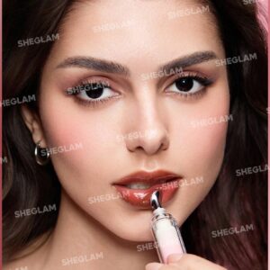 لیپ پلامپر حجم دهنده لب شیگلم مدل شاین Booster shine plumping رنگ Sepia Kiss