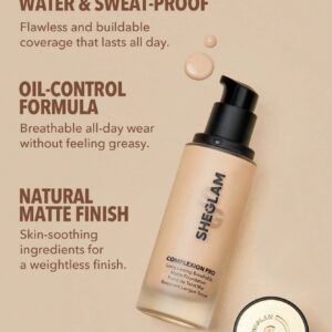کرم پودر مات شیگلم رنگ Warm Vanilla