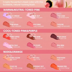 رژگونه مایع شیگلم مدل Color Bloom رنگ Candy Apple