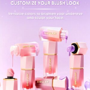 رژگونه مایع شیگلم مدل Color Bloom رنگ Candy Apple