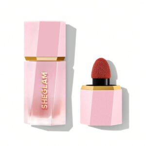 رژگونه مایع شیگلم مدل Color Bloom رنگ Fine Wine