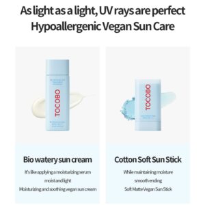 ضدافتاب استیکی SPF50 پنبه ای توکوبو مدل Tocobo Cotton Soft