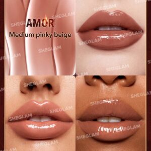 رژلب مایع مدل امبر رز شیگلم رنگ Amor