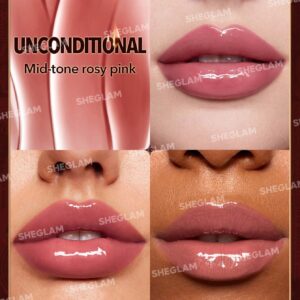 رژلب مایع شیگلم مدل امبر رز رنگ Unconditional