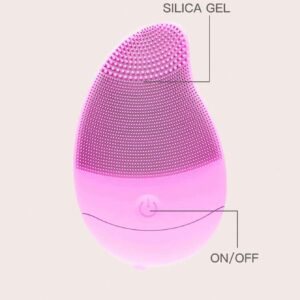 دستگاه پاکسازی صورت سیلیکونی برقی با کابل شارژ مدل Electric Silicone Cleansing Instrument