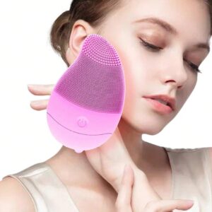 دستگاه پاکسازی صورت سیلیکونی برقی با کابل شارژ مدل Electric Silicone Cleansing Instrument
