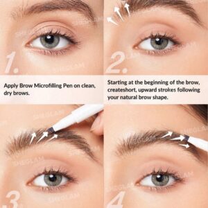 ماژیک هاشور ابرو شیگلم رنگ Medium Brown