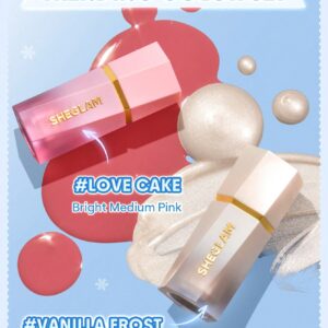 ست رژگونه و هایلایتر مایع شیگلم مدل Love Cake & Vanilla Frost