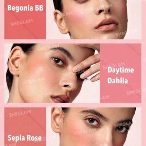 پالت رژگونه پودری شیگلم مدل Floral Flush Blush رنگ Multicolor