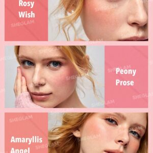 پالت رژگونه پودری شیگلم مدل Floral Flush Blush رنگ Multicolor