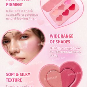 پالت رژگونه کرمی شیگلم مدل Blushing Bouquet