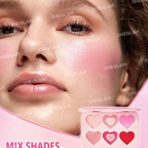 پالت رژگونه کرمی شیگلم مدل Blushing Bouquet