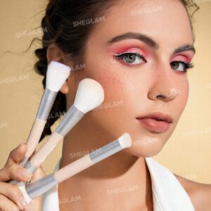 ست براش سه عددی صورت شیگلم به همراه کیف Glam