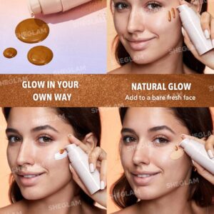 برانزر قطره ای شیگلم مدل Glo Hero Bronsing Drops