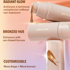 برانزر قطره ای شیگلم مدل Glo Hero Bronsing Drops