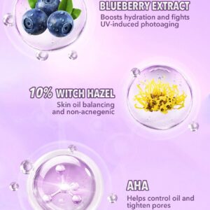 پرایمر بنفش شیگلم مدل Good Grip Primer Blueberry+AHA