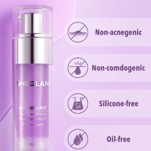 پرایمر بنفش شیگلم مدل Good Grip Primer Blueberry+AHA
