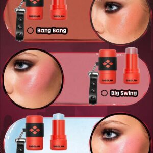 رژگونه استیکی شیگلم مدل هارلی کویین رنگ Big Swing
