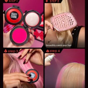 رنگ موی پودری موقت شیگلم مدل هارلی کویین رنگ صورتی To Dye For