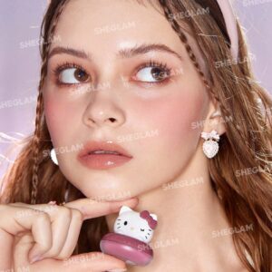رژگونه کرمی شیگلم مدل هلو کیتی رنگ Sun Suit