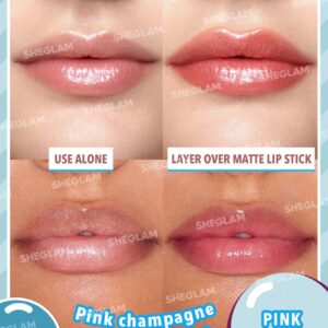 لیپ گلاس شیگلم مدل هلو کیتی رنگ Pink Lemonade