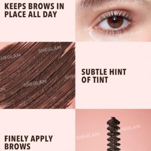 ژل ابروی رنگی شیگلم رنگ Taupe مدل Tinted Brow Gel
