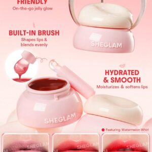 لیپ گلاس جیبی آبرسان شیگلم مدل Jelly Pocket Lip Jam رنگ Choco Cream