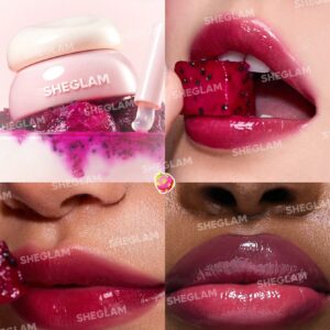 لیپ گلاس جیبی آبرسان شیگلم مدل Jelly Pocket Lip Jam رنگ Dragonfruir Dew