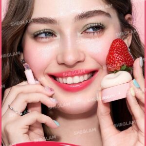لیپ گلاس جیبی آبرسان شیگلم مدل Jelly Pocket Lip Jam رنگ Strawberry Splash