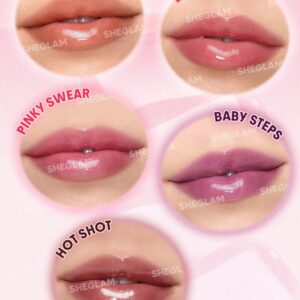 تینت لب روغنی شیگلم مدل Tinted Lip Oil رنگ Baby Steps
