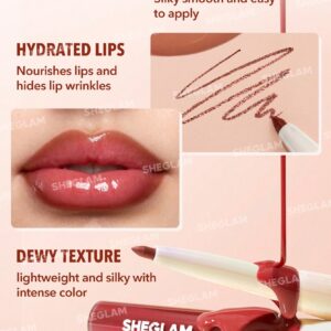 لیپ گلاس و خط لب شیگلم مدل Lip Rules رنگ Case X Case