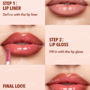 لیپ گلاس و خط لب شیگلم مدل Lip Rules رنگ Case X Case
