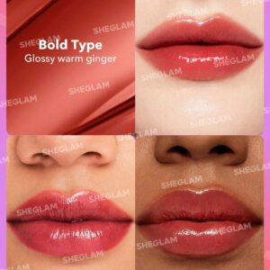 رژلب شیگلم مدل Mirror kiss رنگ Bold type