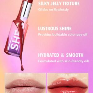 رژلب شیگلم مدل Mirror kiss رنگ Bold type
