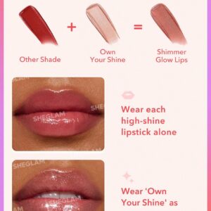 رژلب شیگلم شاین Mirror Kiss رنگ Own Your Shine